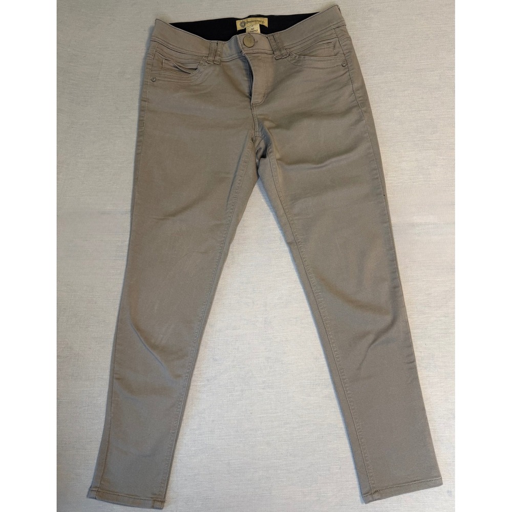 Democracy "Ab"solution Slim Skinny Stretch Pants-Taupe/Gray Sz 6